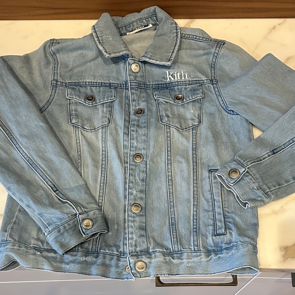 Kith Kids Light Blue Jean Jacket